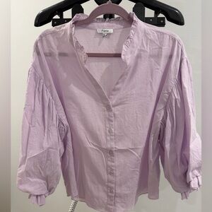 Fate Women's Light Purple Button-Down Shirt